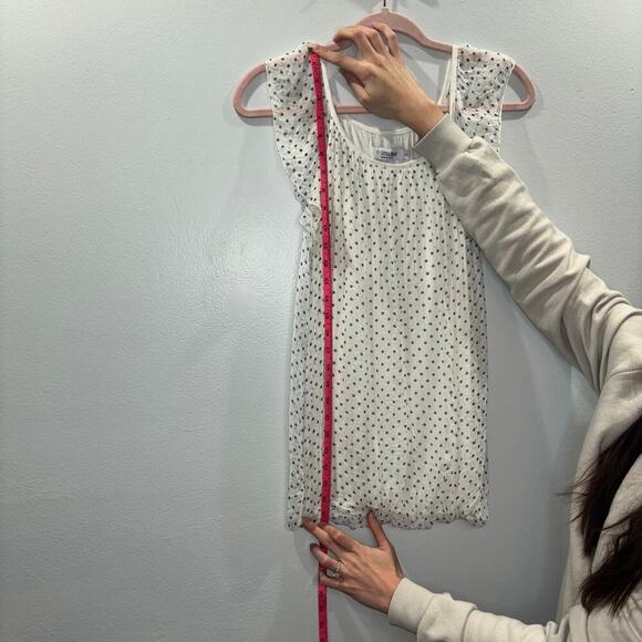 Luisa Ricci Made in Italy 100% Silk Polka Dot Ruffle Sleeve Blouse Size Small - Picture 11 of 11